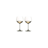 Riedel Veritas Chardonnay Glasses (6-Pack) with Cloth and Wine Pourer