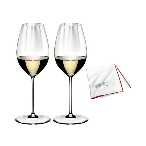 Riedel Performance Sauvignon Blanc Glass (15 oz) with Polishing Cloth