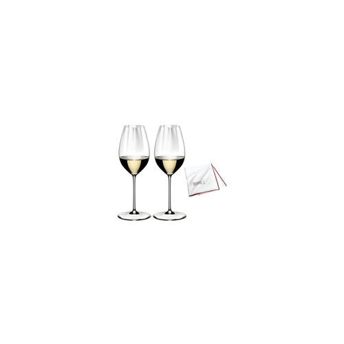 Riedel Performance Sauvignon Blanc Glass (15 oz) with Polishing Cloth