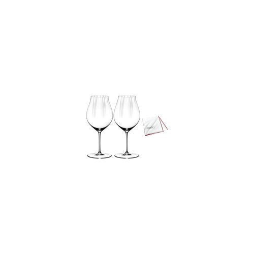 Riedel Performance Pinot Noir Wine Glass (2-Pack) with Polishing Cloth