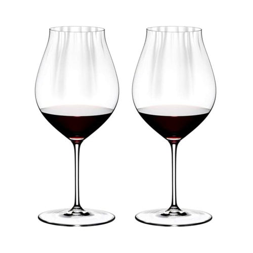 Riedel Performance Pinot Noir Wine Glass (2-Pack) with Polishing Cloth