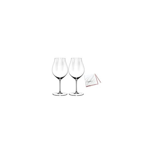 Riedel Performance Pinot Noir Wine Glass (2-Pack) with Polishing Cloth