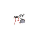 Garcima Ibiza Paella Pan Set w/ Burner, 28-In Carbon Steel Pan & Reinforced Legs