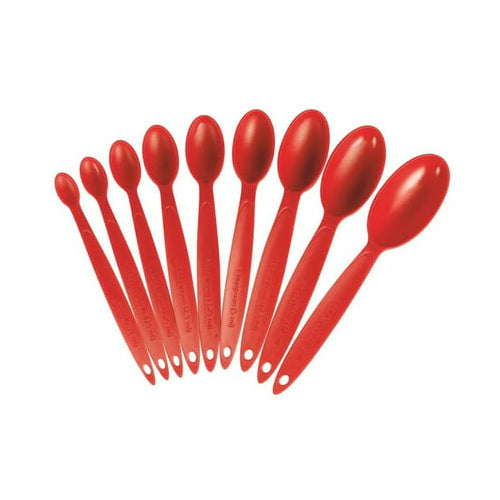 Cuisipro 9-Piece Red Measuring Spoon Set