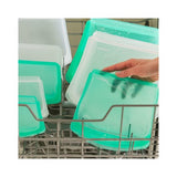Cuisipro Silicone Seamless Reusable Bags (Clear, 5.25 x 4.75-inch, 2-Pack)