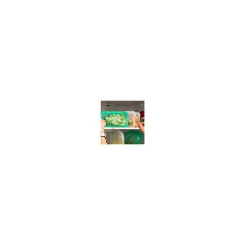 Cuisipro Silicone Seamless Reusable Bag (Green, 7.25 x 5.25-Inch,13.6 fl oz)