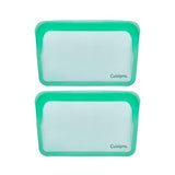 Cuisipro Green Silicone Pack-it Bag (27.25 x 5.25-Inch, 13.5 fl oz, 2-Pack)