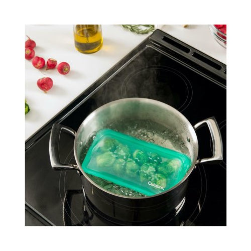 Cuisipro Green Silicone Pack-it Bag (27.25 x 5.25-Inch, 13.5 fl oz, 2-Pack)