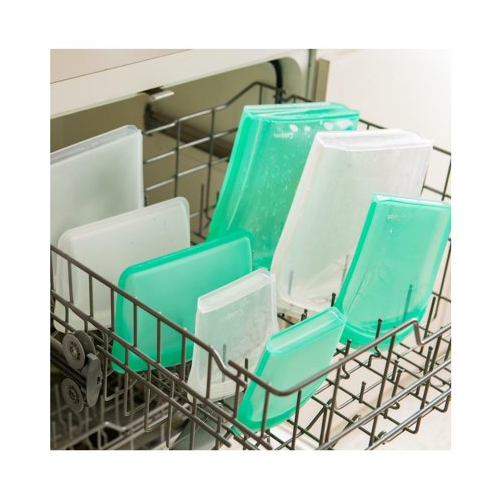 Cuisipro Silicone Seamless Reusable Bag (Clear, 8 x 7-Inch, 27 fl oz)