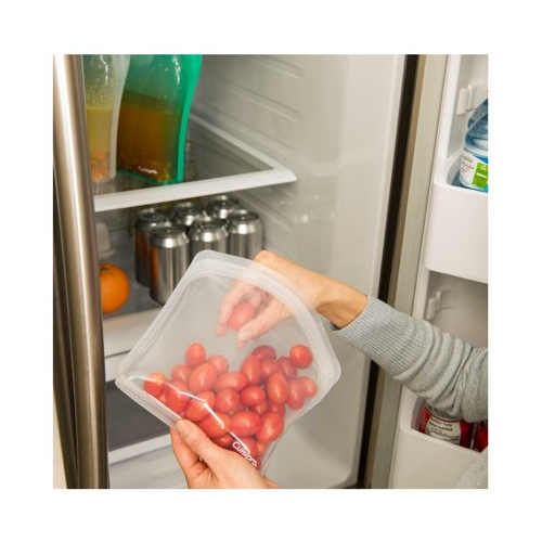 Cuisipro Silicone Seamless Reusable Bag (Clear, 8 x 7-Inch, 27 fl oz)
