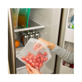 Cuisipro Silicone Seamless Reusable Bag (Clear, 8 x 7-Inch, 27 fl oz)