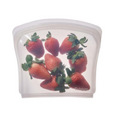 Cuisipro Silicone Seamless Reusable Bag (Clear, 8 x 7-Inch, 27 fl oz)