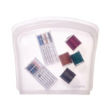 Cuisipro Silicone Seamless Reusable Bag (Clear, 8 x 7-Inch, 27 fl oz)
