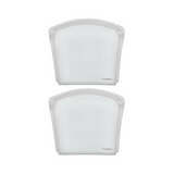 Cuisipro Clear Silicone Pack-it Bag (8 x 7-Inch, 27 fl oz, Seamless, 2-Pack)