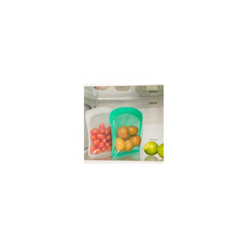 Cuisipro Silicone Seamless Reusable Bag (Green, 8 x 7-Inch, 27 fl oz)