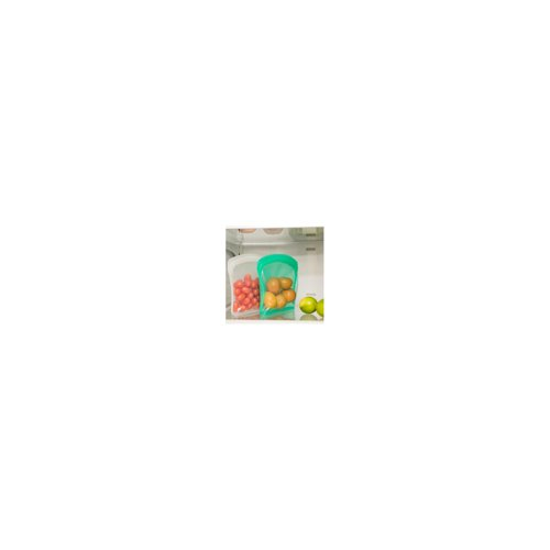 Cuisipro Silicone Seamless Reusable Bag (Green, 8 x 7-Inch, 27 fl oz)