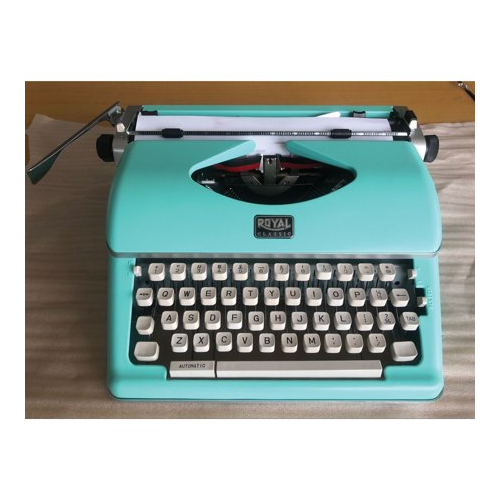 Royal Consumer Classic Retro Manual Typewriter (Mint Green)