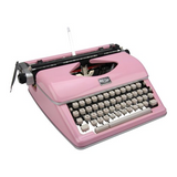 Royal Consumer Classic Retro Manual Typewriter (Pink) (Open Box)