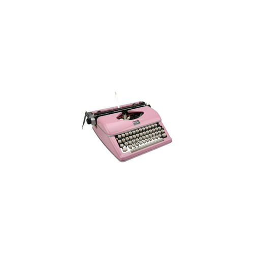 Royal Consumer Classic Retro Manual Typewriter (Pink) (Open Box)