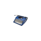 Royal Consumer Classic Retro Manual Typewriter (Classic Blue)