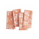 June Clever  Collector's Edition, Fabric Napkins for Dining 17X17in (Good Heart Smart Mouth, 4 Cloth Napkins)