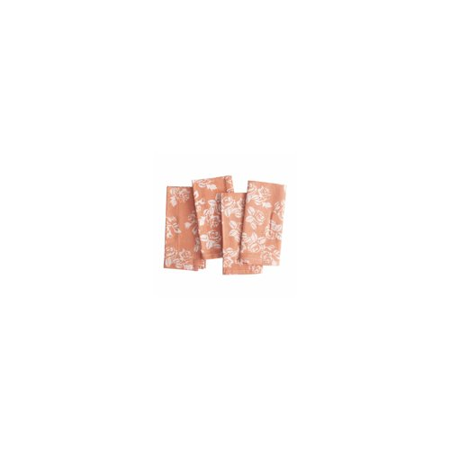 June Clever  Collector's Edition, Fabric Napkins for Dining 17X17in (Good Heart Smart Mouth, 4 Cloth Napkins)
