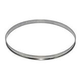 Paderno World Cuisine Tart Ring Round with Rolled Edge