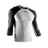 McDavid 3/4 Sleeve Recovery Max Shirt (White/Charcoal/Bright Teal - 2XL)