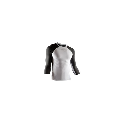 McDavid 3/4 Sleeve Recovery Max Shirt (White/Charcoal/Bright Teal - XL)