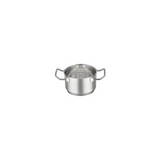 Rosle Expertiso Stainless Steel High Casserole Pot with Glass Lid (6.3-Inch)