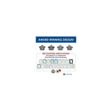 Chantal Ceramic Tea Caddy Set w/ Bamboo Lid and Tea Ball Infuser (White)