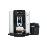 Jura E6 Automatic Espresso Machine with Programmable Coffee Strength (Platinum)