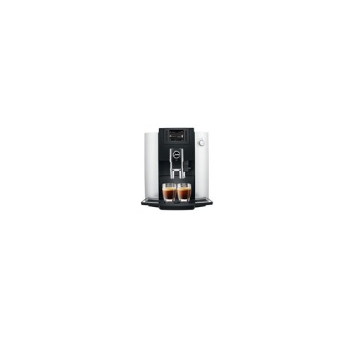 Jura E6 Automatic Espresso Machine with Programmable Coffee Strength (Platinum)