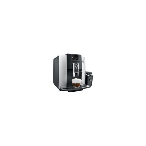 Jura E6 Automatic Espresso Machine with Programmable Coffee Strength (Platinum)