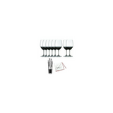 Riedel VINUM Bordeaux/Merlot/Cabernet Wine Glasses(8) with Wine Pourer and Cloth