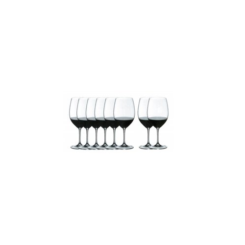 Riedel VINUM Bordeaux/Merlot/Cabernet Wine Glasses(8) with Wine Pourer and Cloth