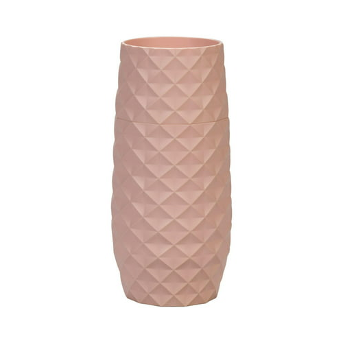 Amaranth 10-Inch Floral Care Shock Resistant Smarter Vase (Blush Pink)