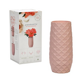 Amaranth 10-Inch Floral Care Shock Resistant Smarter Vase (Blush Pink)