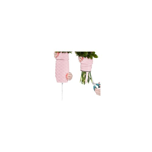 Amaranth 10-Inch Floral Care Shock Resistant Smarter Vase (Blush Pink)