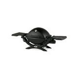 Weber Q 1200 Gas Grill - LP Gas (Black) with Grill Cover