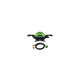 Weber Q 1200 Gas Grill (Green) and Adapter Hose
