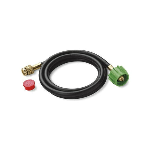 Weber Q 1200 Gas Grill (Green) and Adapter Hose