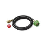 Weber Q 1200 Gas Grill (Green) and Adapter Hose