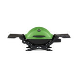 Weber Q 1200 Gas Grill (Green) and Adapter Hose