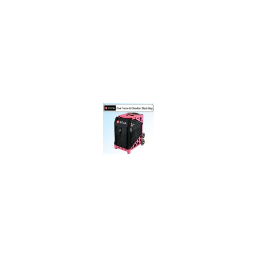 Zuca Obsidian Black Sport Insert Bag & Pink Frame