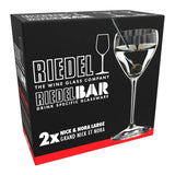 Riedel Drink Specific Nick and Nora Large Machine-Made Crystal Glassware(2-Pack)