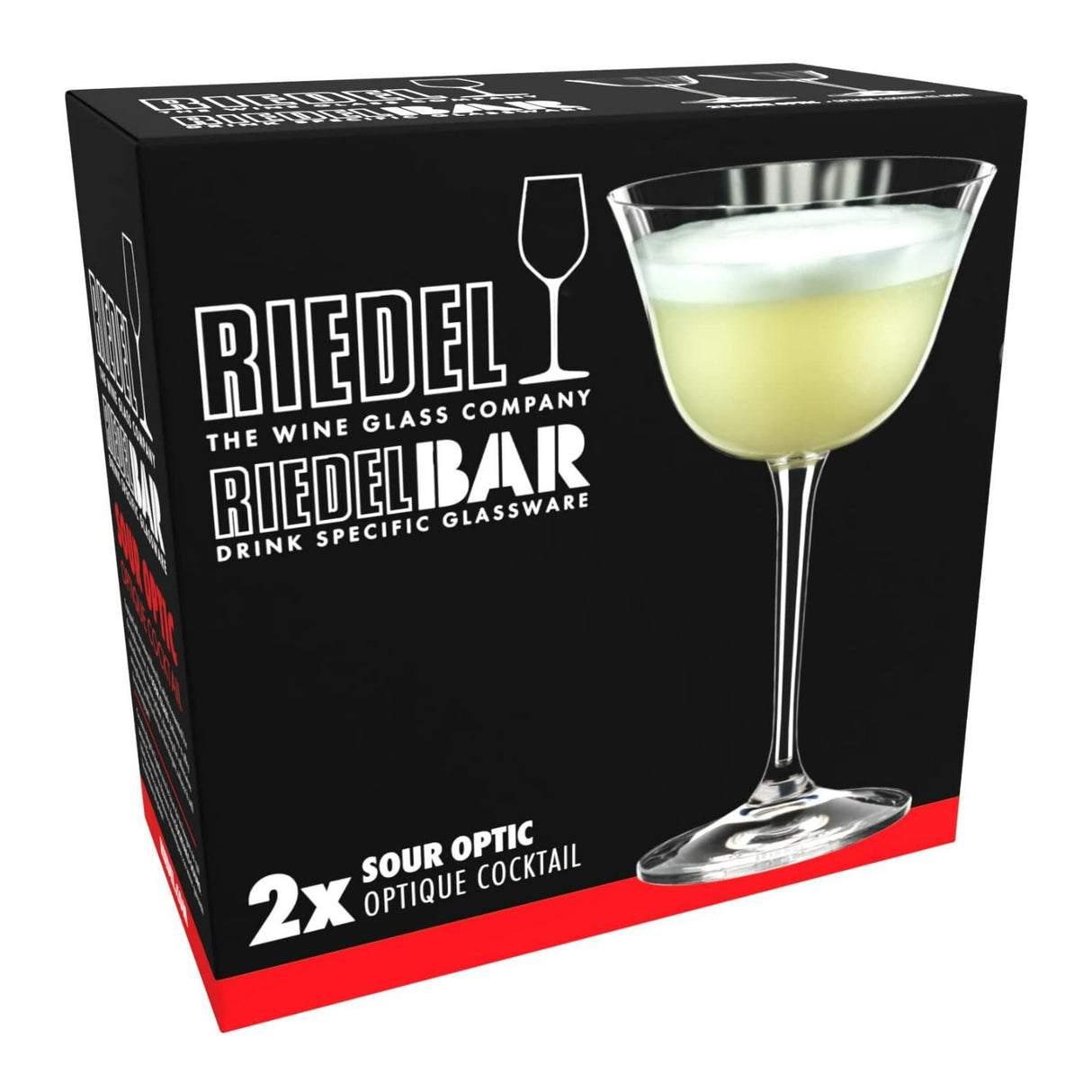 Riedel Drink Specific Sour Optic Machine-Made Dishwasher Safe Glassware (2-Pack)