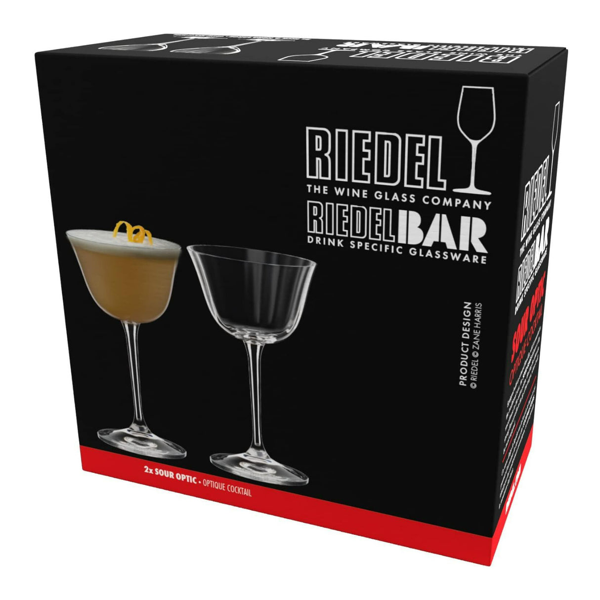 Riedel Drink Specific Sour Optic Machine-Made Dishwasher Safe Glassware (2-Pack)