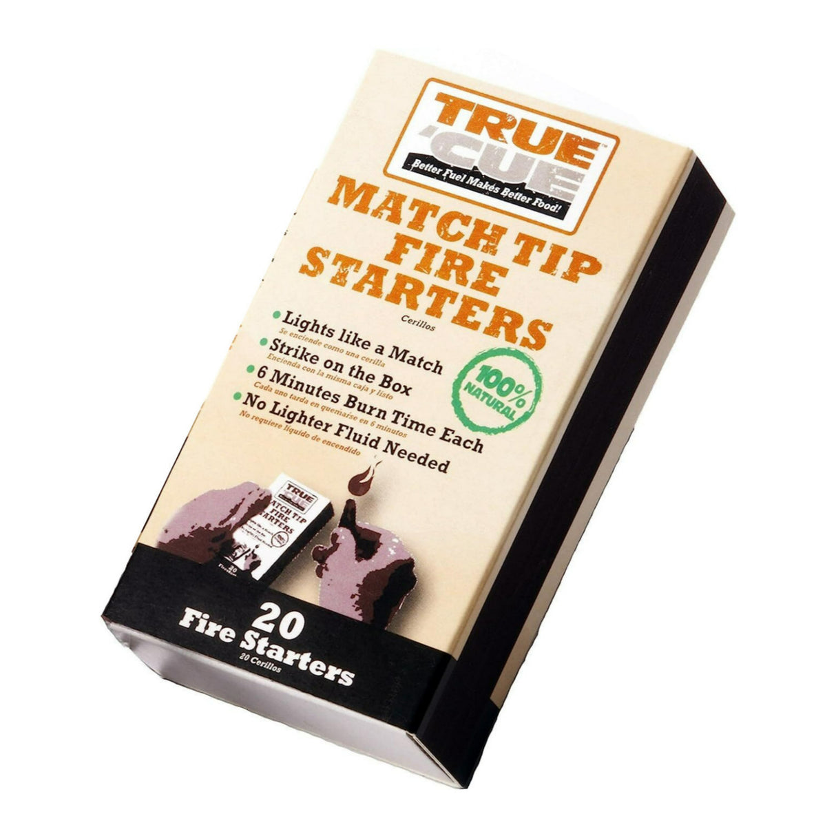 Broil King True 'Cue Natural Wood 20-Piece Match Tip Fire Starter