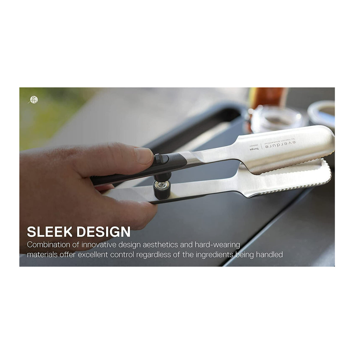Everdure Premium Stainless Steel Heavy Duty Grilling Medium Utensils Set